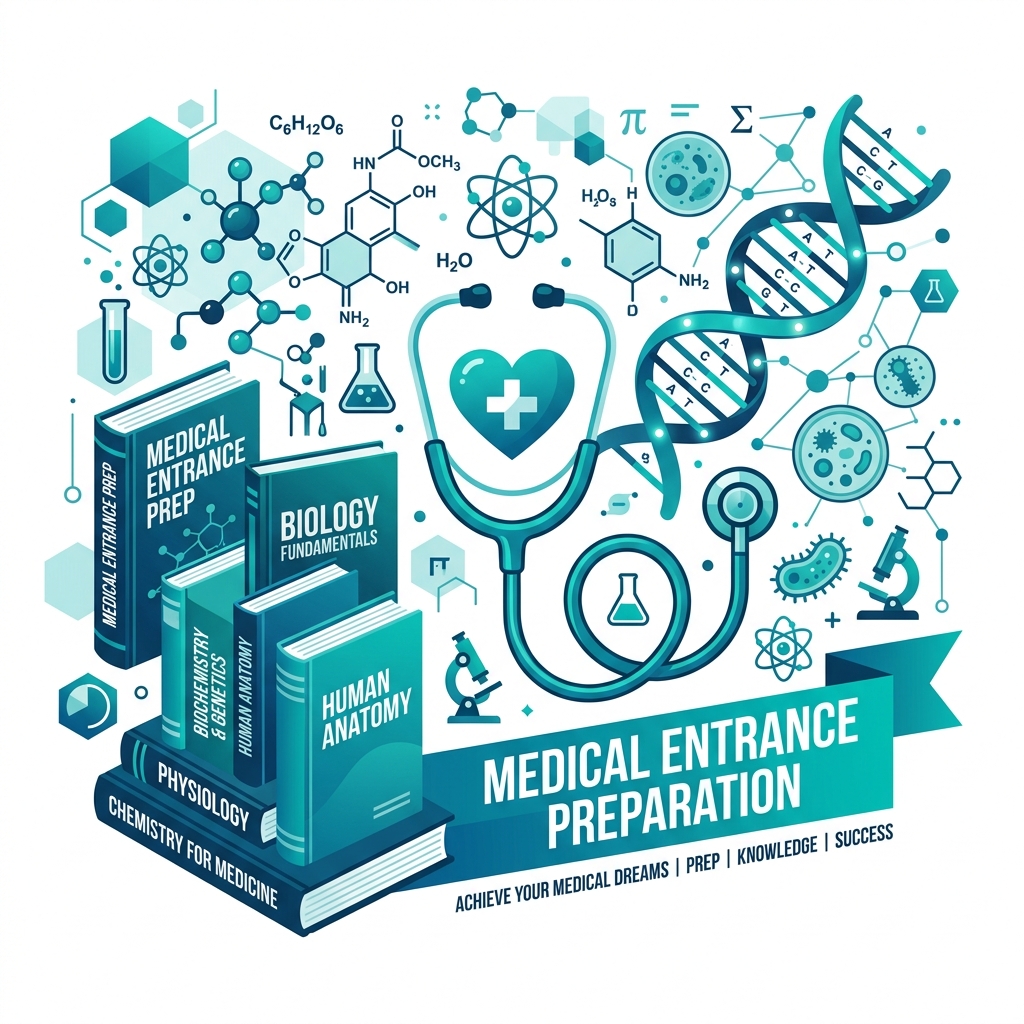 Medical stethoscope on research books